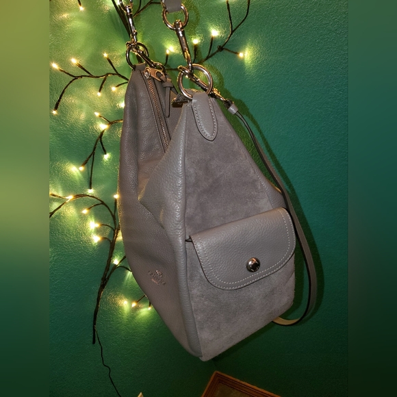 Coach suede leather Pennie Shoulder Bag in excellent gently used condition - Picture 4 of 7